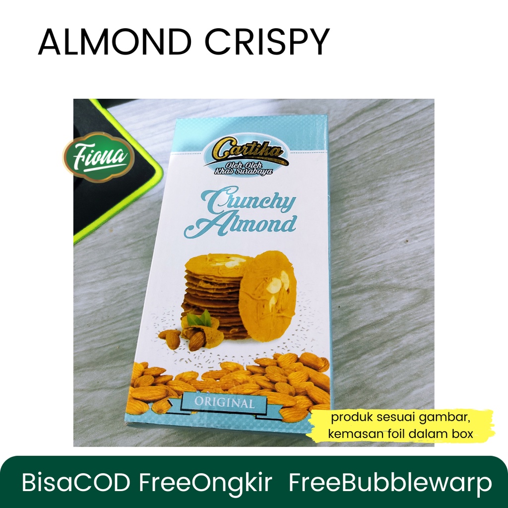 

Apel dan Almond Crispy Chips - Oleh2 Khas Kota Apple Batu Malang