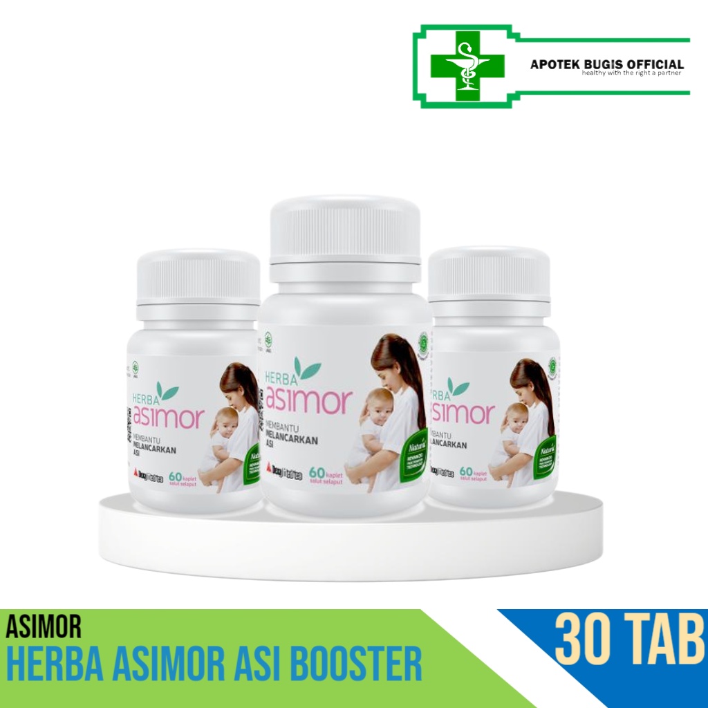 Herba Asimor 1 Box 30 Kapsul Asi Booster Pelancar Asi