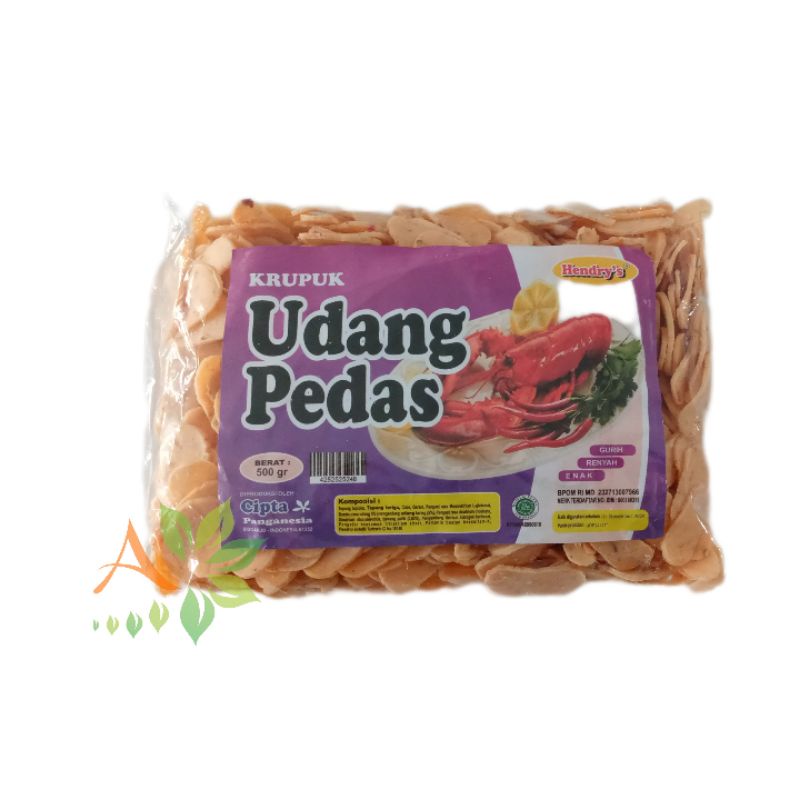 

Krupuk Udang Pedas cap Hendry's 500gr