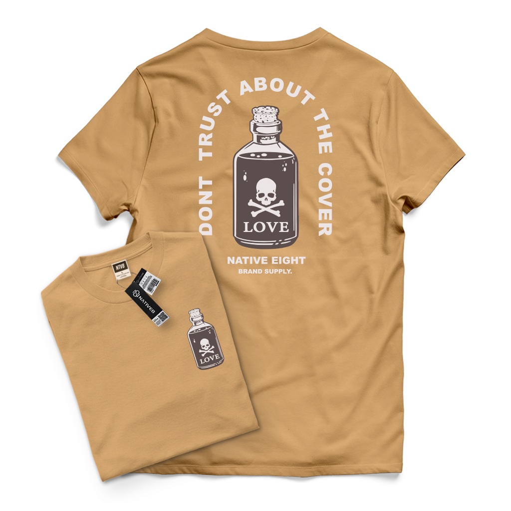 KAOS PRIA DISTRO / KAOS DISTRO COWOK / NATIVE8 - DONT TRUST ABOUT THE COVER