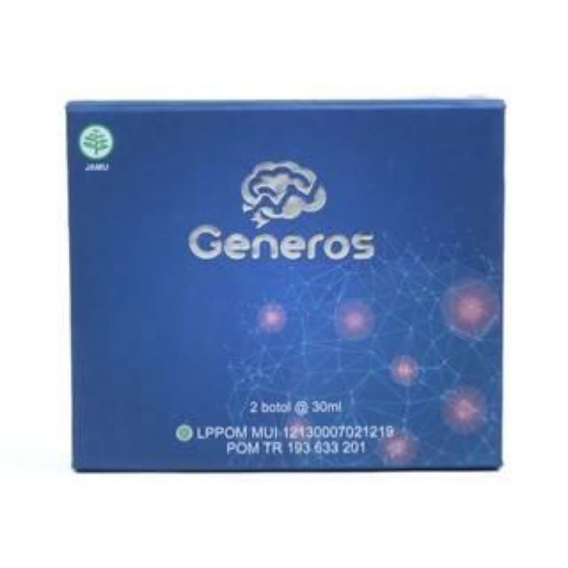 GENEROS VITAMIN OTAK 30 ml GENEROS SPEECH DELAY ORIGINAL 50 gram