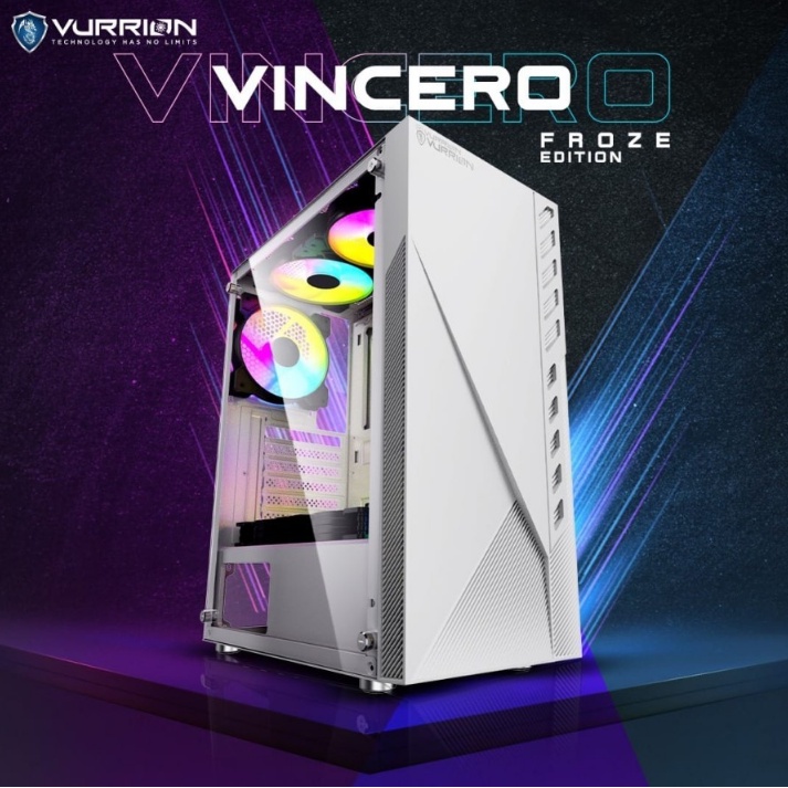 CASING GAMING VURRION VINCERO - Hitam