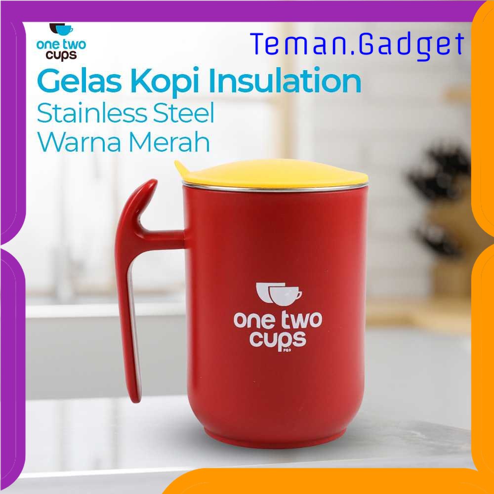 TG - DPR One Two Cups Gelas Kopi Stainless Steel Insulation Sealed Cup - FG9