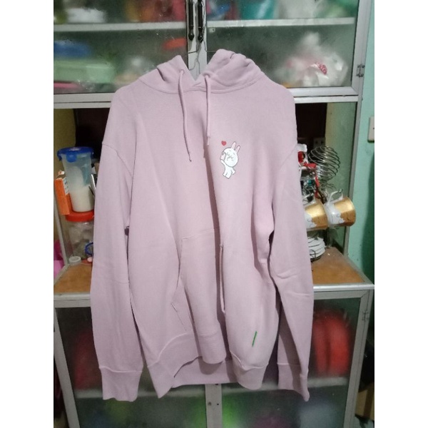 Uniqlo hoodie sweater Line Pink