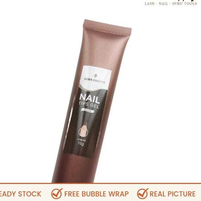 

RT4✤ BORN PRETTY TEC Nail Tips Gel Glue Lem Nail Extension Kuku Palsu Banyak Peminat