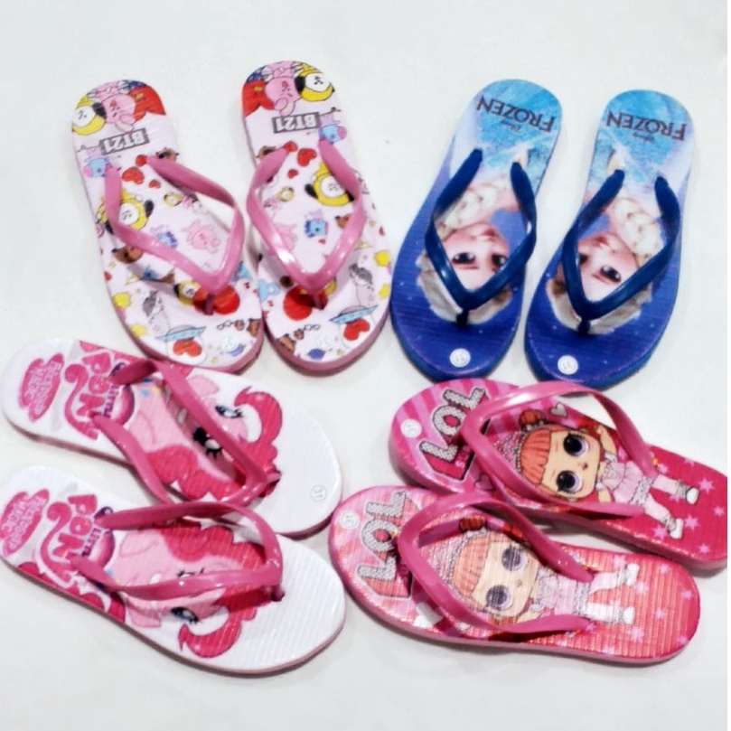 Sandal Jepit Anak Perempuan Animasi Terbaru