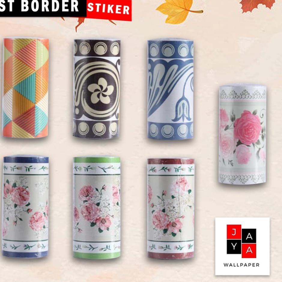 SERBA MURAH LIST BORDER STICKER DINDING ROLL WALLPAPER LIST DINDING ❅ 870
