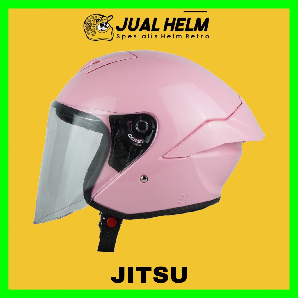 HELM JITSU JS1 SERIES SOLID PINK