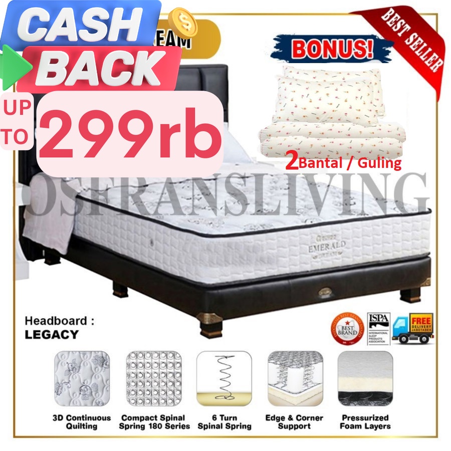 Guhdo Emerald Dream - Fullset Legacy Style -  SPRING BED SET -