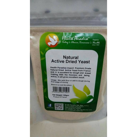 

Ragg Natural Active Dried Yeast 100Gr