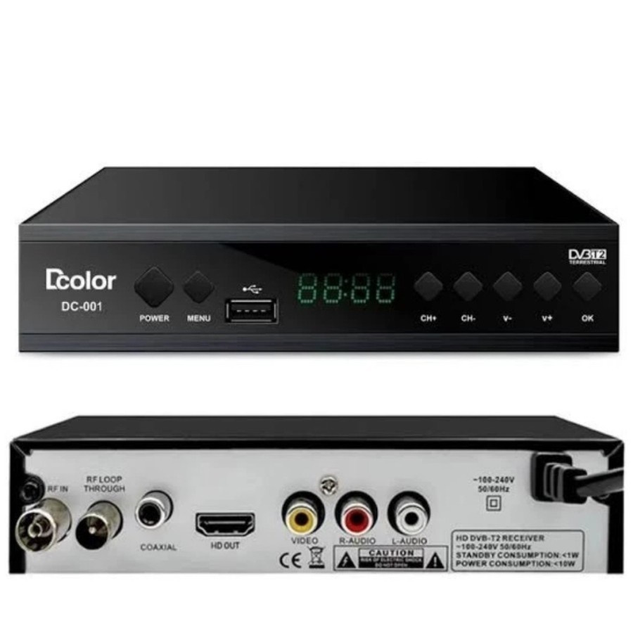 STB Dcolor DC-001 Set Top Box TV Digital DC 001 Receiver TV