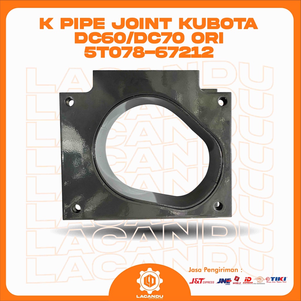 K PIPE JOINT KUBOTA DC60-DC70 ORI 5T078-67212 for COMBINE HARVESTER LACANDU PART