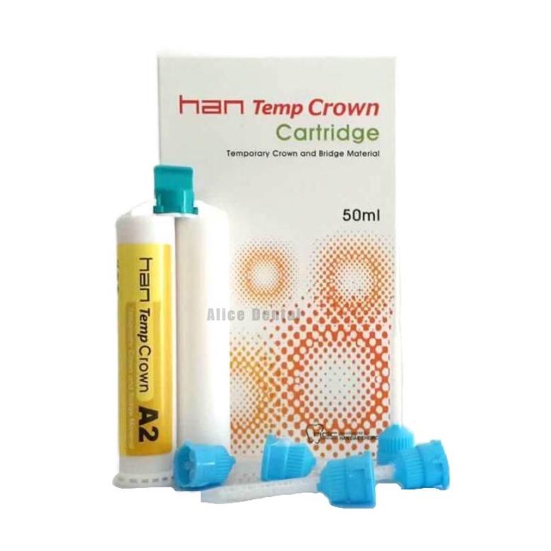Hantemp crown / han temp crown / temporary resin composite komposit veneer bridge crown dental gigi