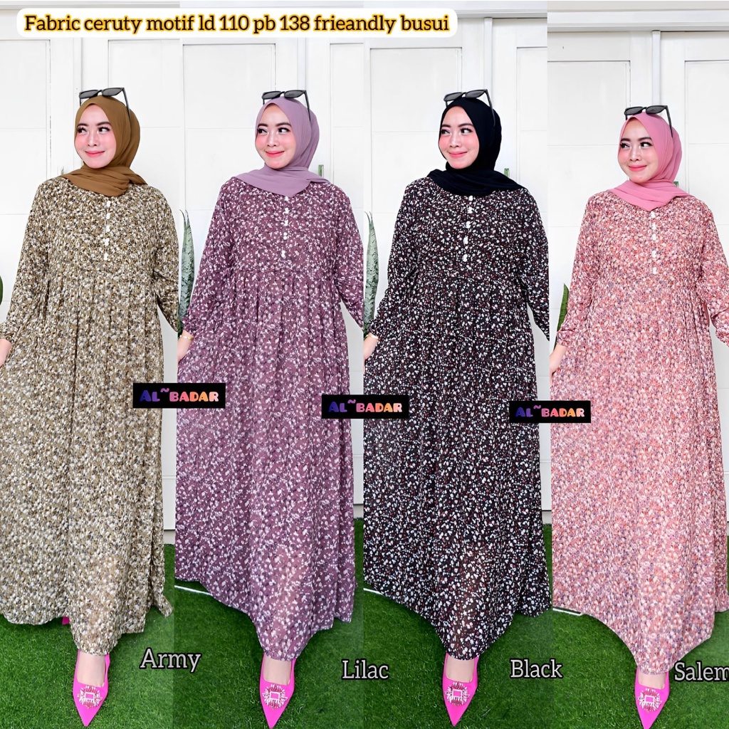 [ BISA COD ] GAMIS CERUTY BABYDOLL MOTIF MIX KANCING MUTIARA,DRESS CERUTY BABYDOLL MOTIF FRIEANDLY BUSUI,GAMIS MODEL TERBARU,GAMIS CERUTY TERLARIS