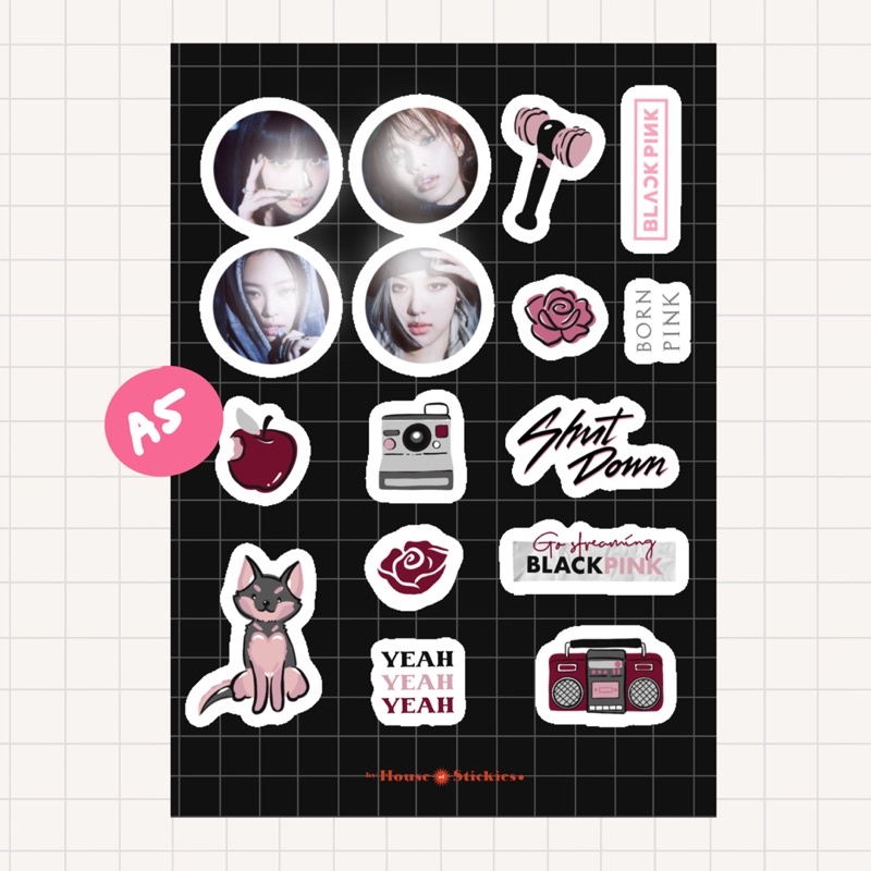 BLACKPINK Born Pink Unofficial Sticker (Fanmade)