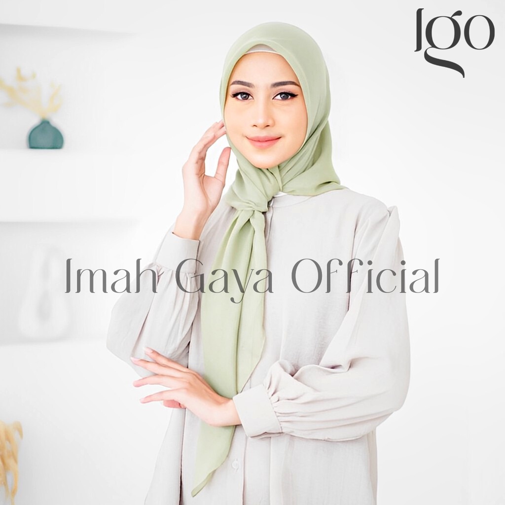 Kerudung Segiempat BELLA SQUARE Pollycotton Premium Lembut
