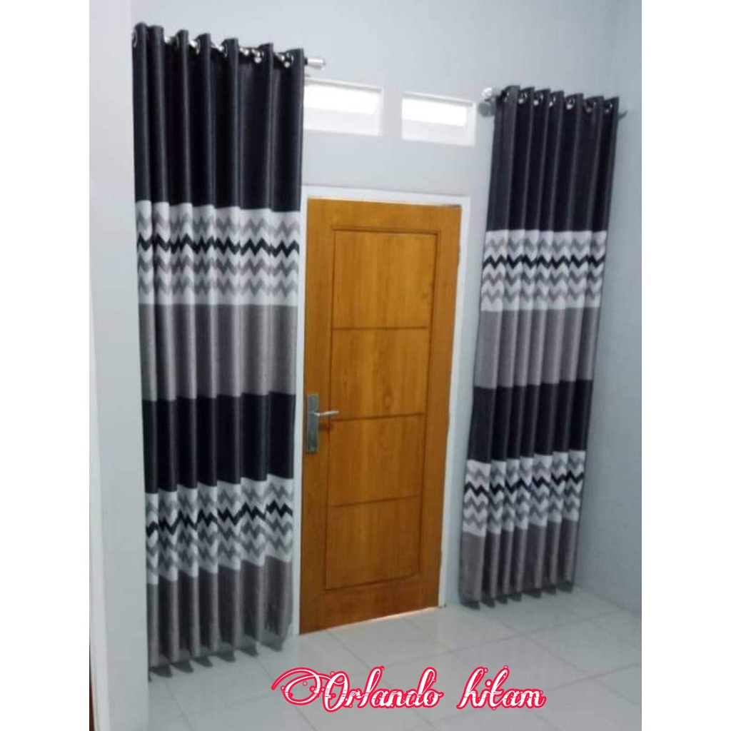 Gorden Smokring 12 Ring Motif Orlando Hitam Uk 135x230 Cm