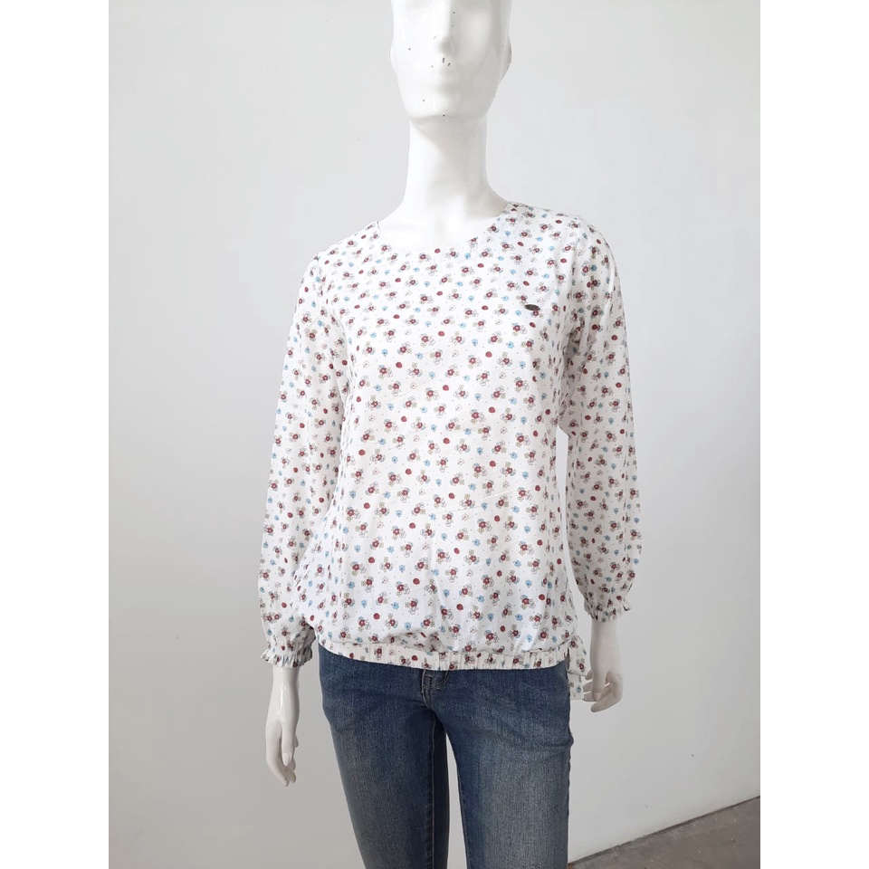 Corniche Reza White Daisy Blouse
