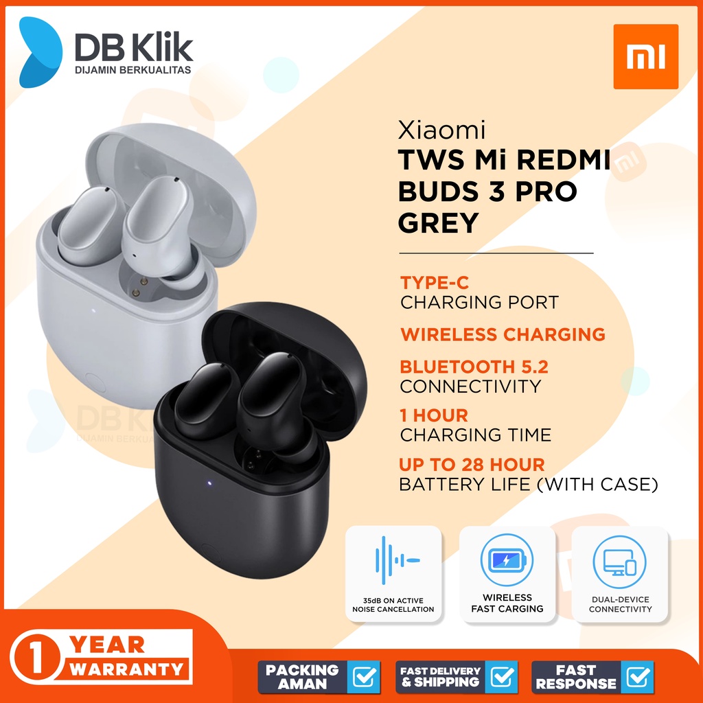 TWS Xiaomi Redmi Buds 3 PRO ( Xiaomi MI Redmi Buds 3 PRO TWS Earphone )