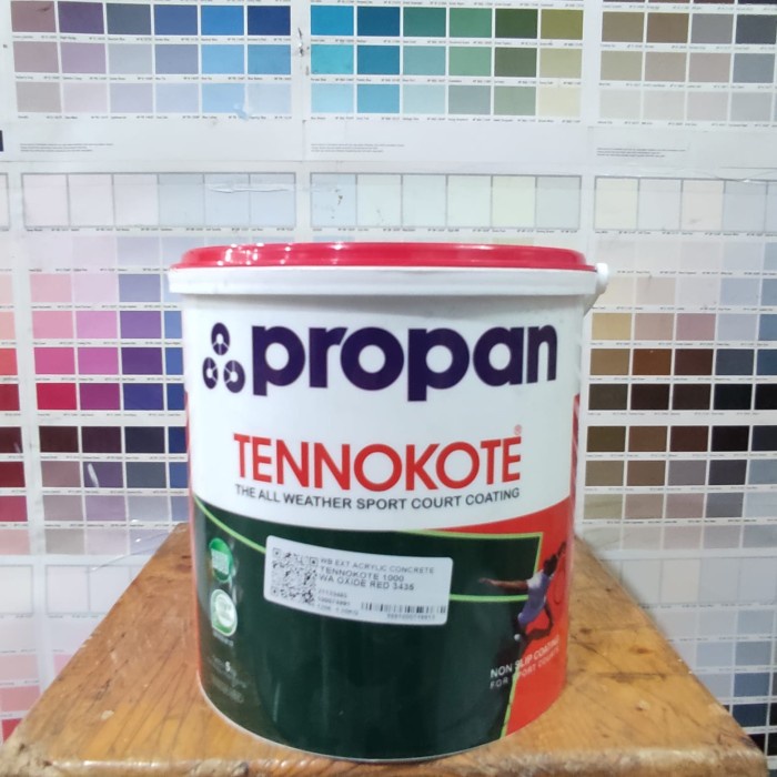 Jual PROPAN TENNOKOTE CAT LAPANGAN WARNA STANDART 5 KG GALON | Shopee