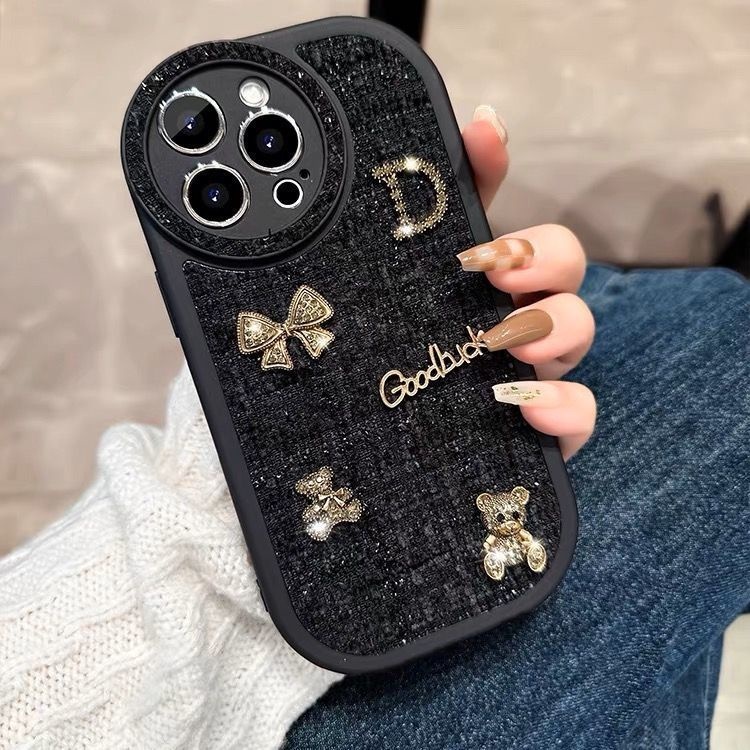 IPHONE Casing Ponsel Motif Kain Flanel Musim Gugur Dan Musim Dingin Kompatibel Dengan Iphone12 13 14 11 Pro Max X Xs Max Xr Tgfdj