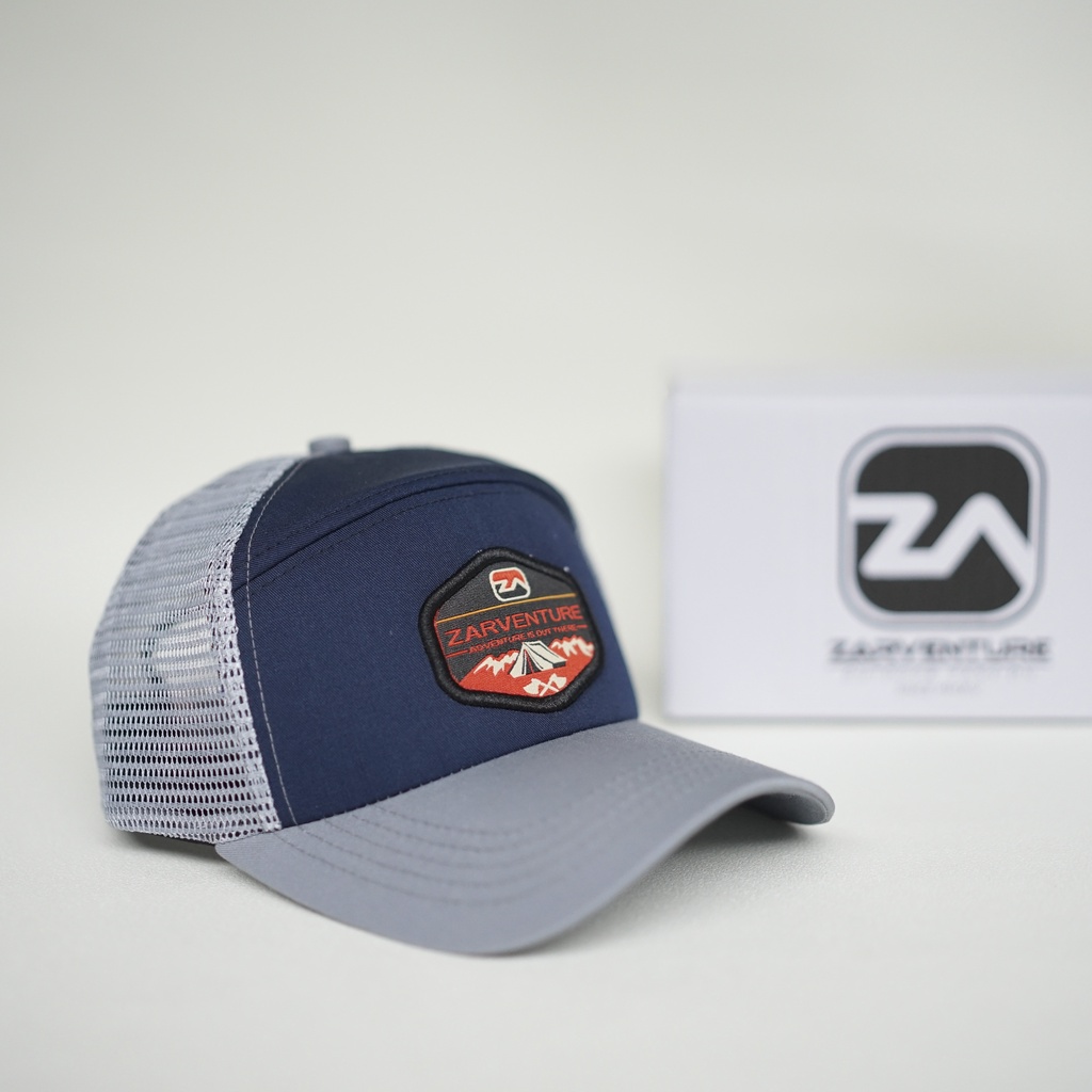 Zarventure Topi Trucker 93 Jaring Kanvas