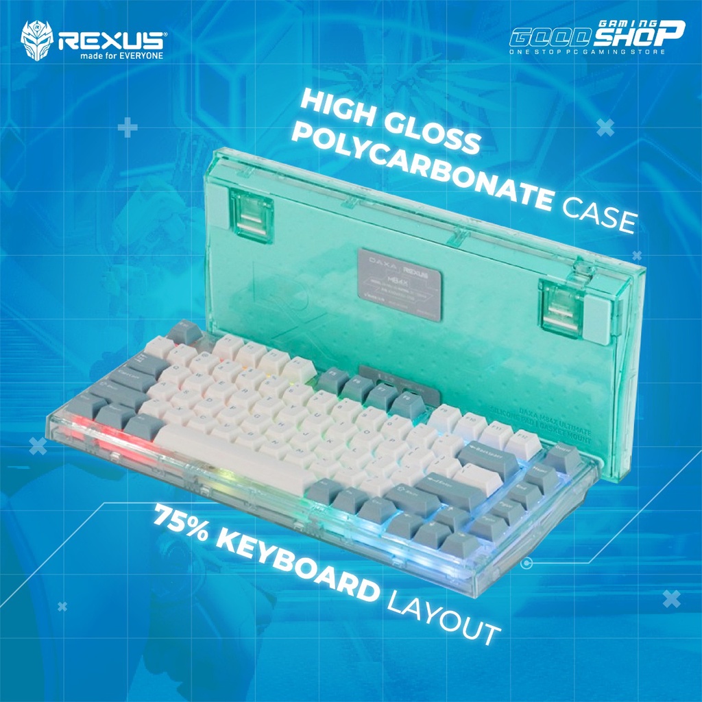 Rexus Daxa M84X Ultimate Mechanical Keyboard - Gaming Keyboard