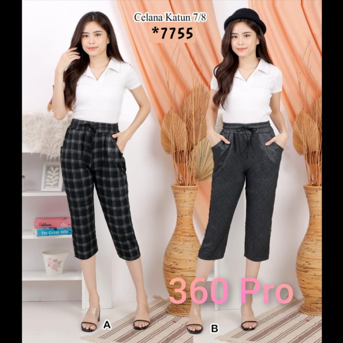 Terlaris Celana 7/8 Wanita Santai