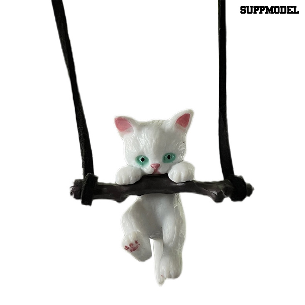 [Auto] Liontin Mobil Desain Kartun Tidak Mudah Luntur Ramah Lingkungan Kuat Ketangguhan Pengerjaan Halus Dekorasi Langsung Gantung Kreatif Lucu Cabang Kucing Spion Liontin Untuk Hadiah