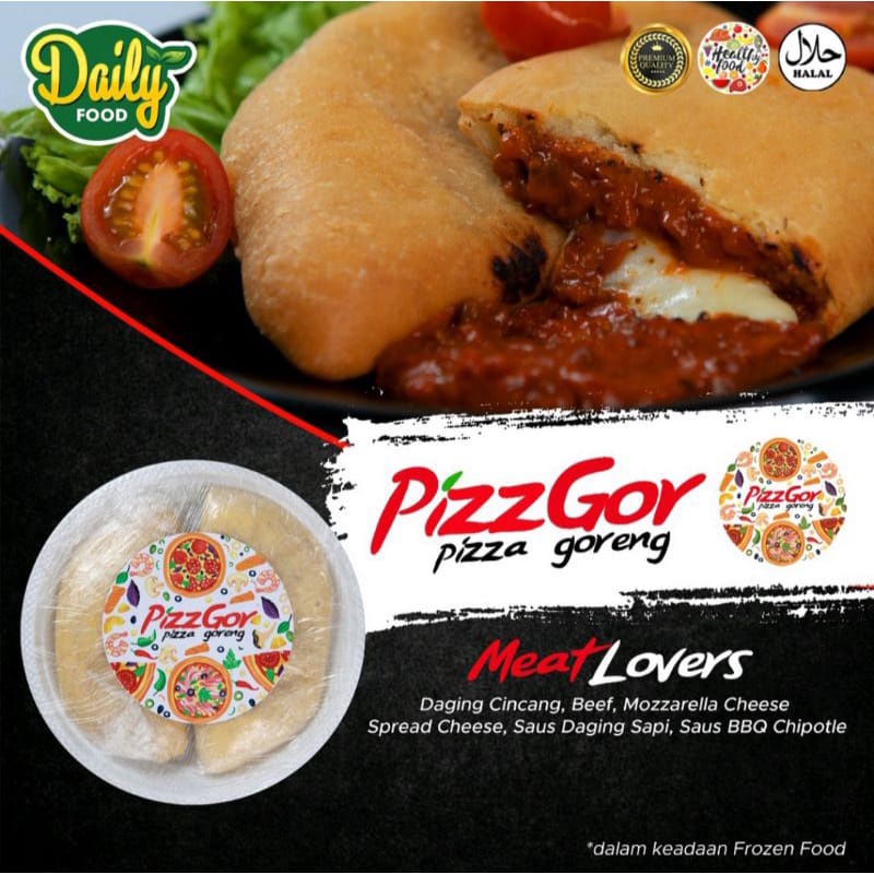 

PIZZA GORENG DAILY FROZEN FOOD - NON MSG & PENGAWET