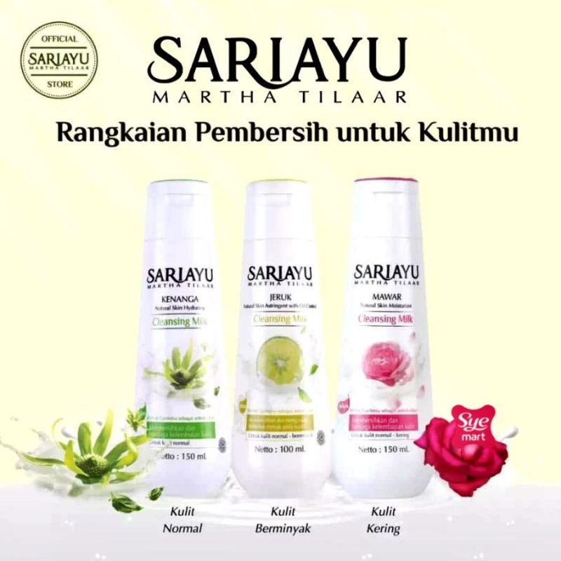 SARIAYU CLEANSING MILK // REFRESHING TONER