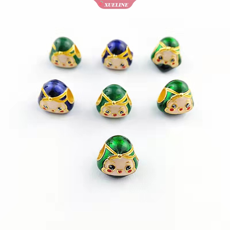 Festival Perahu Naga Kecil zongzi Liontin Tali Tangan Buatan Tangan Hijau smiley face seven colorful rope baby braided bracelet [ZXL]