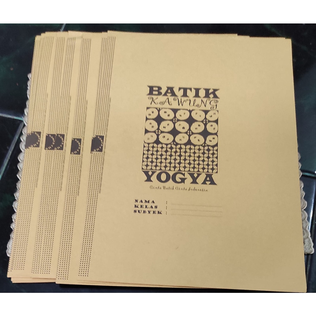 

KERTAS SAMPUL BUKU BATIK