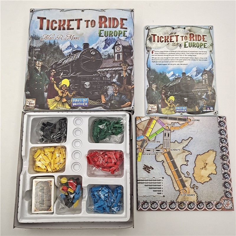 Board game Ticket to Ride Europe