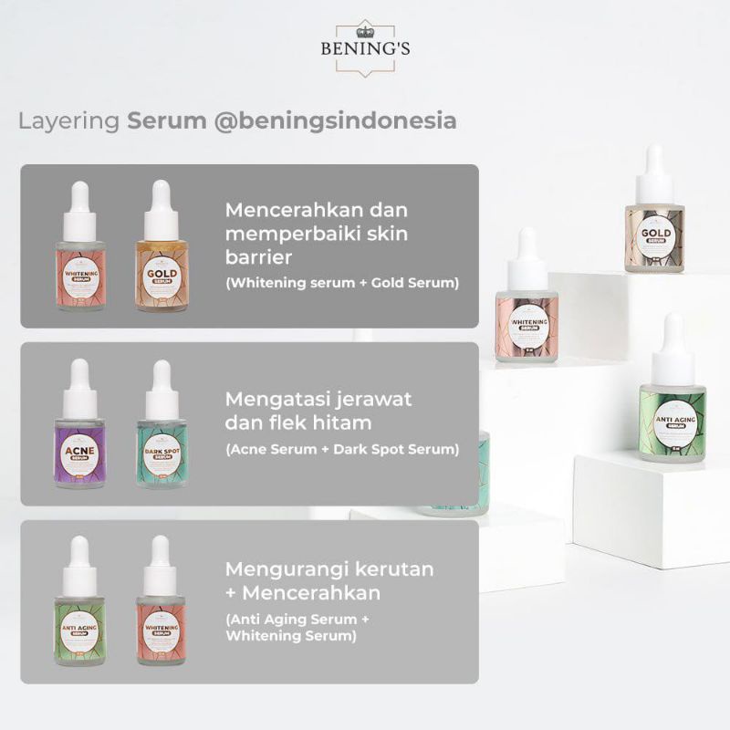 SERUM BENINGS SKINCARE by dr Oky (Benings clinic)