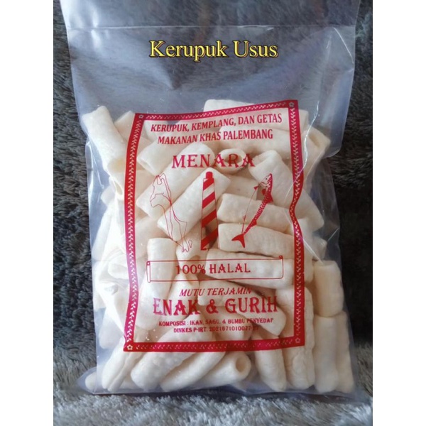 

KERUPUK USUS SUPER TENGGIRI / 250 GRAM / KERUPUK KEMPLANG PALEMBANG