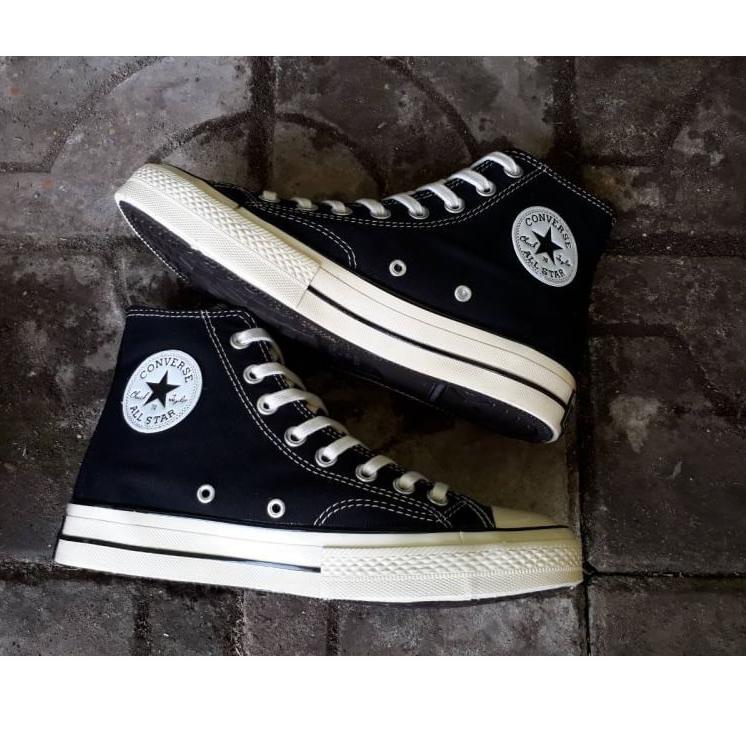 Booming Sepatu Converse All Star Original 100% Import Sepatu Sekolah High Putih Hitam Pria Wanita Ca