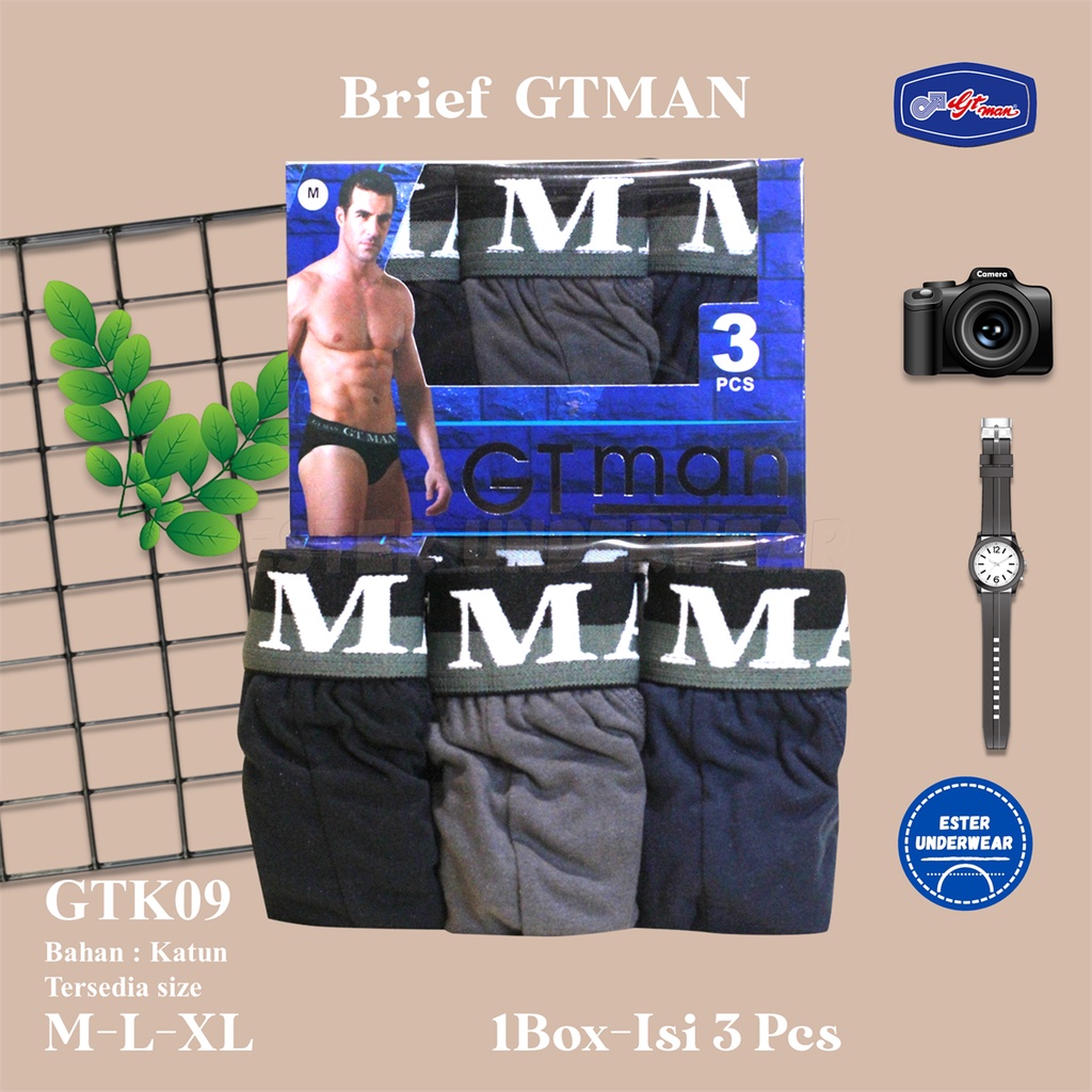 CD PRIA NEW GTMAN GTK-09 ISI 3 PCS