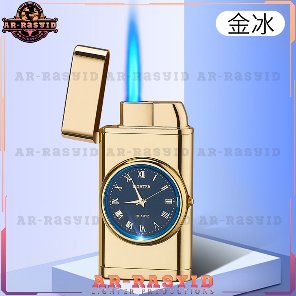 BISA COD!! Korek Api Las Gas Jam Elegan Fashion Watch Lighter HF-602