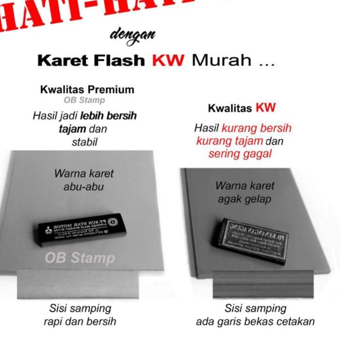 

Kejar Diskon Karet Stempel Flash 33cm x 15cm x 7mm