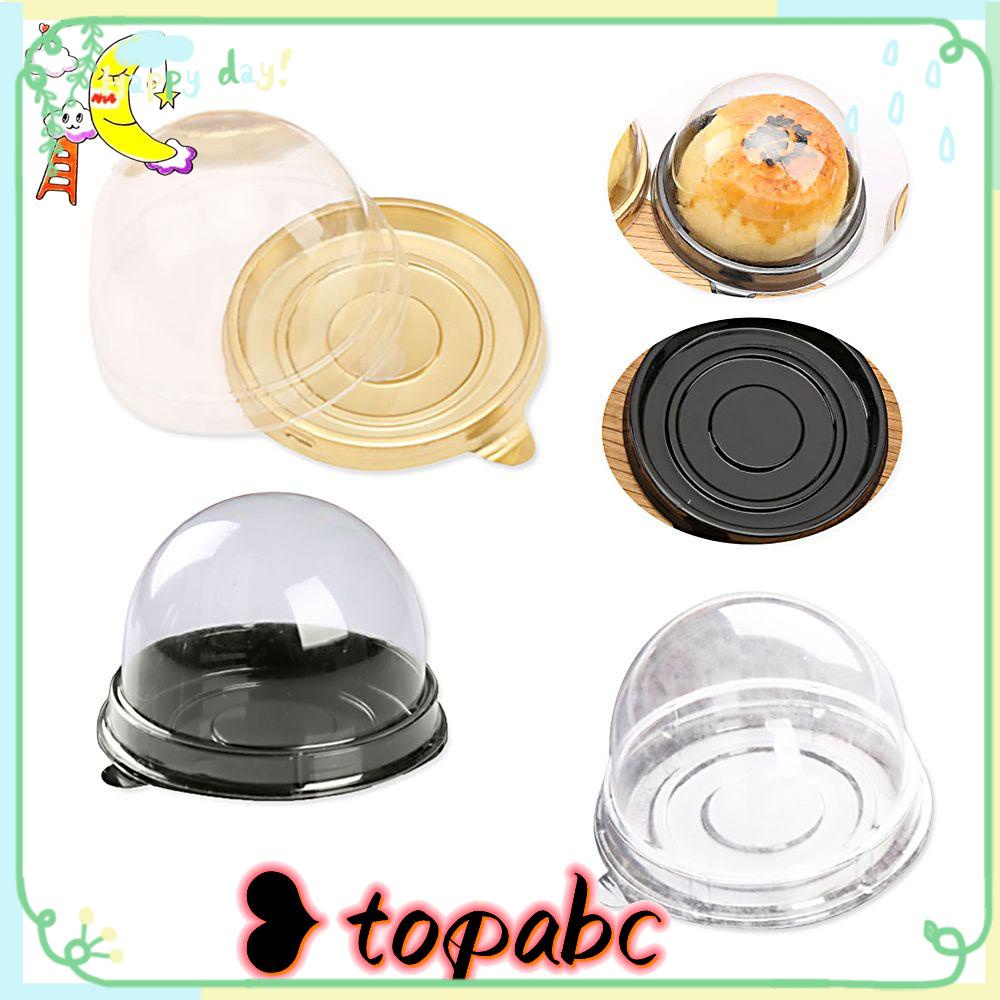 Top 50Sets Mini Bulat Moon Cake Panas Natal DIY Mooncake Kotak