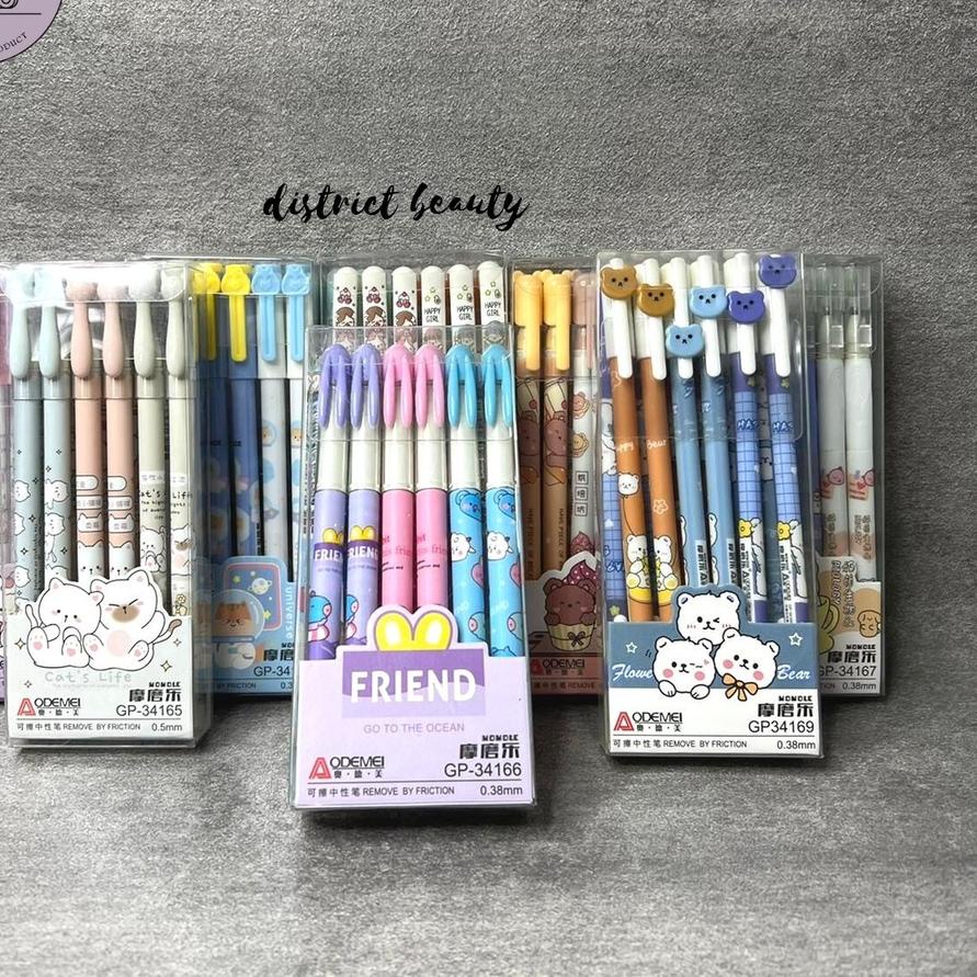 

45G✵ PAKET PULPEN BISA DIHAPUS FREE REFILL PEN HAPUS PEN ERASABLE BISA TERBARU