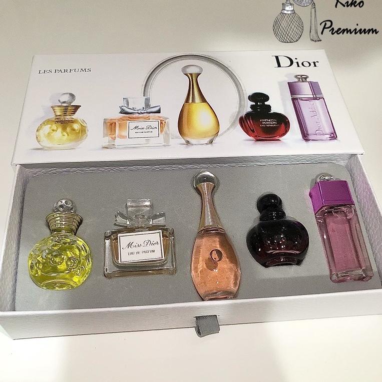 ((Code)(M26L)♥☞) Parfume Dior Miniatur Paris Set 5in1 / Parfume Gift Set 5 in 1 kekinian