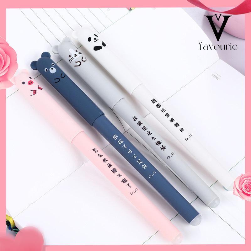 CODSet Pena Gel yang Dapat Dihapus Batang Isi Ulang Ballpoint yang Dapat Dicuci Menangani Alat Tulis Perlengkapan Tulis Sekolah-FA