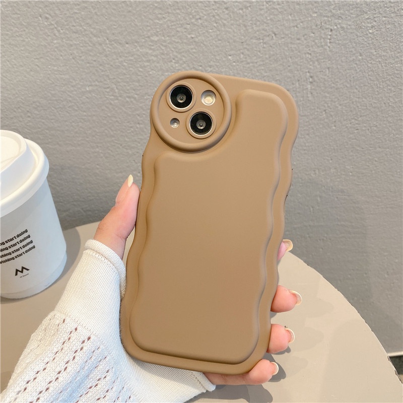 IPHONE Menghilangkan Stress Warna Permen Sabun Bantalan Udara Buffer Phone Case Untuk Iphone11 12 13 14 Pro Max XS XR Shockproof Casing Cover