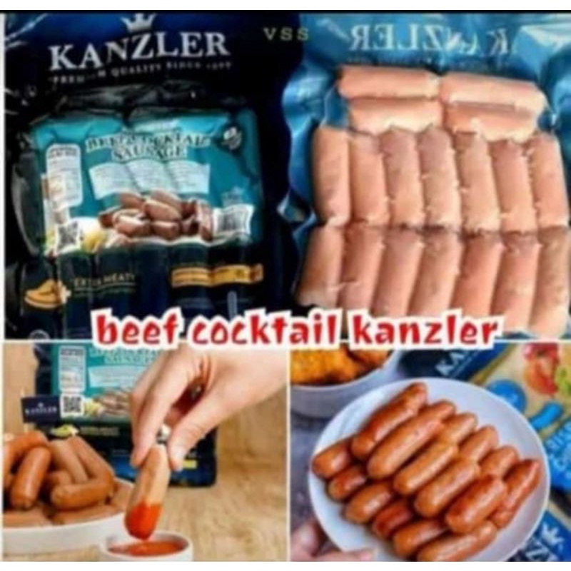 

SOSIS KANZLER BEEF COCTAIL 500G