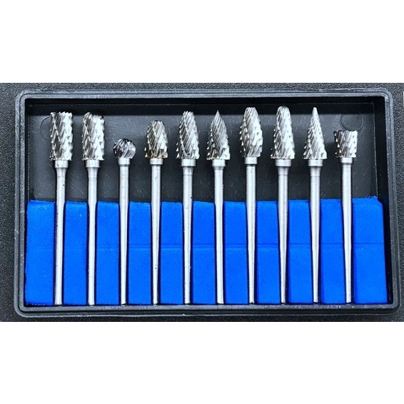 Mata Tuner 10 Pcs Porting Bor tuner 3MM X 5MM Carbide Cune Rotary