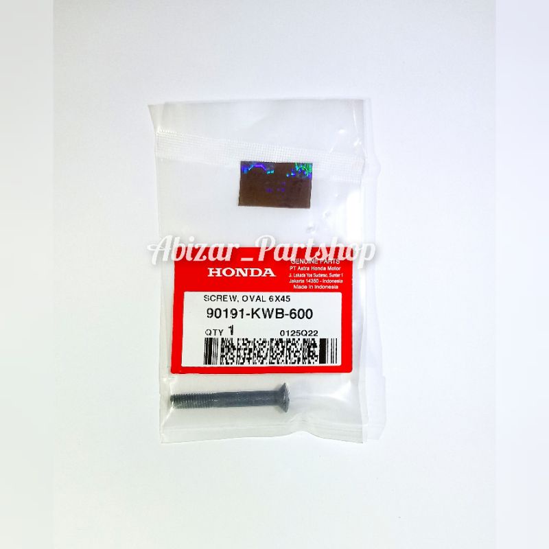 90191KWB600 Baut jalu stang / baut bandul stang / baut jalu stang beat / baut jalu stang vario / bau