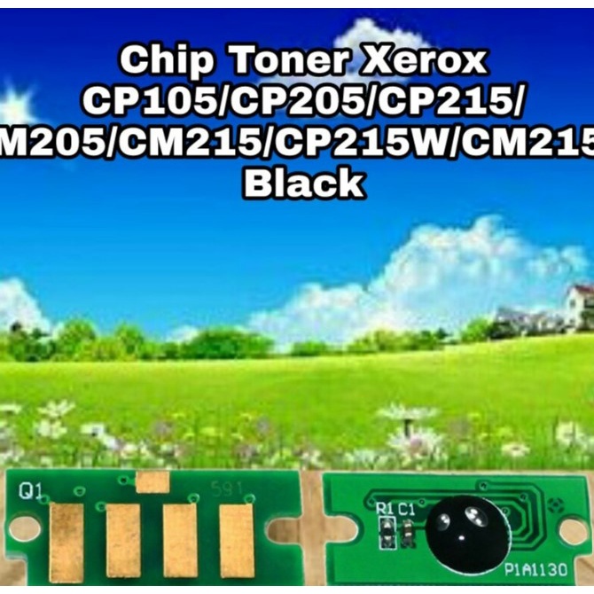 Chip Toner Xerox CP105 CP205 CP215 CM205 CM215 CP-105 205 215 Black