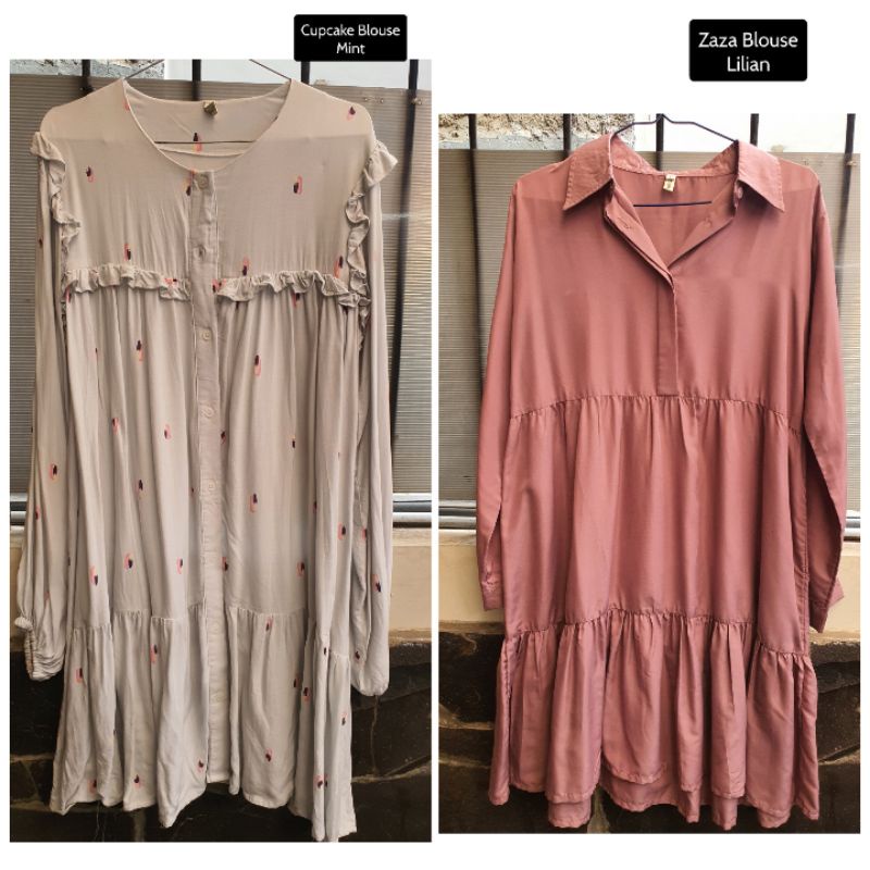 [PreLoved❤️]Cupcake Blouse Zaza Blouse by Vanilla Hijab